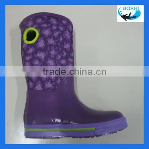 Hot Selling Fashion Kids' Neoprene Rain Boots thumbnail-1