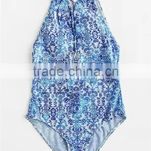 Bodysuit Backless Beach Swimwear Women Padded One Piece Swimsuit thumbnail-5