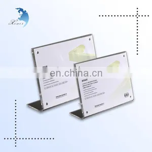Custom 8.5x11 Advertising Acrylic Sign Rack Holder Tent Card Display thumbnail-2