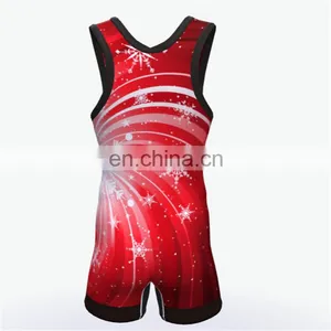 Hot Sale Custom Singlet Wholesale Wrestling Singlet thumbnail-4