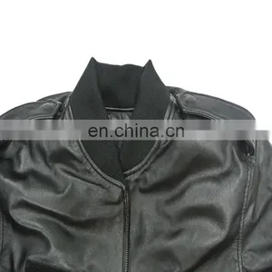 2017 New Arrival Custom Printing Logo Bomber Jacket in Plus Size thumbnail-4