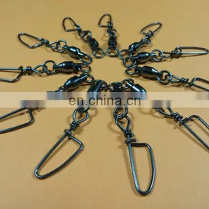 Two Solid Rings BALL BEARING SWIVEL WITH COASTLOCK SNAP thumbnail-1