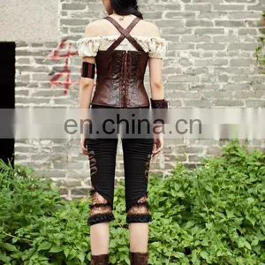 Steampunk Style Softbone Corsage-vest thumbnail-5