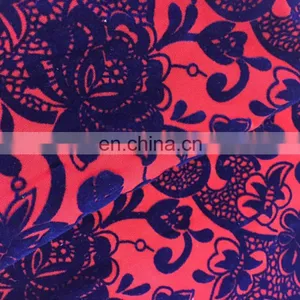 Knitting Fabric FDY Dying With Flocking thumbnail-2