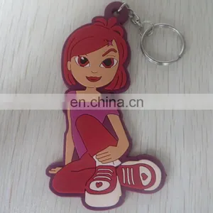 Custom Beautiful Embossed Pvc Keyring for Gift thumbnail-2