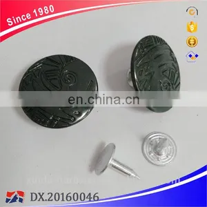 Garment Accessories Shank Brass Button for Jeans thumbnail-2