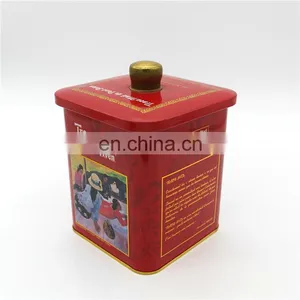 105x105 Recycled Metal Tin Cookie Container Whole Sale thumbnail-3