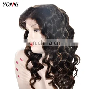 Cheap Wholesale Side Part Human Hair Lace Wig Loose Wave Lace Frontal Wig For Black Women thumbnail-1