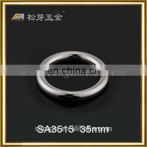 Hot Sale Customized Metal Bag O Ring Buckle, Custom Zinc Alloy O-ring For Fashion Bag thumbnail-1