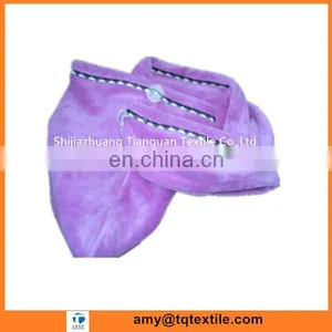 Hot Selling Qick-dry Microfiber Towel For Hair/ Microfiber Drying Towel/ Microfiber Dry Hair Cap thumbnail-3