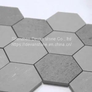 Grey Marble Bathroom Floor Mosaic thumbnail-2