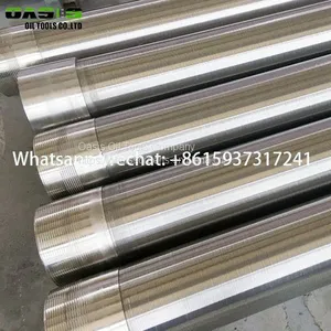 Water Well Stainless Steel v Wire Wrapped Screen Pipe/rod Base Well Screens thumbnail-5