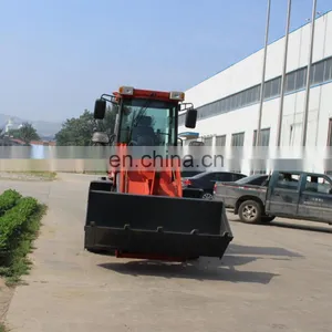 4WD Mini Wheel Loader Agriculture Steering Mini Wheel Loader With CE Approved, Quickhitch thumbnail-1