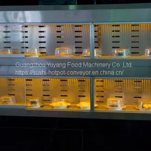 Sushi Convery Belt Sushi Train Sushi Bar Conveyor Belt Factory: Michaeldeng@gdyuyang.com thumbnail-1