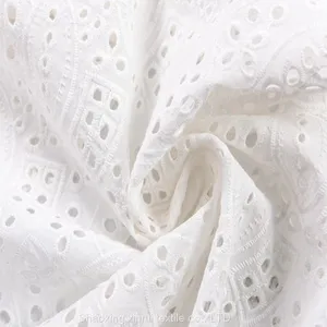 Border Embroidery Lace Cotton Embroidered Fabric Voile thumbnail-1