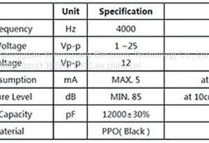 Piezoelectric Passive Buzze Scdz22*07 thumbnail-3