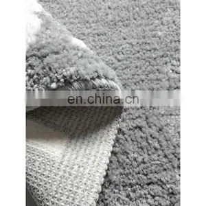Factory Manufacture Soft Modern Non-slip Comfortable Bathroom Washable Microfibre Bath Mat With TPR thumbnail-3