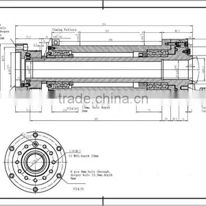 CK 6136X A2-5 Cnc Belt Drive Lathe Spindle for Cnc Lathe Machine and Cnc Turning Machine thumbnail-1