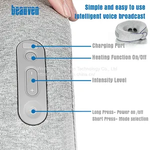 Electric Pulse Memory Foam Neck Massager With Washable Removable Cover thumbnail-2