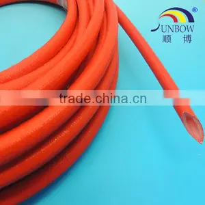 Inner Silicone Rubber Outside Fiber Glass Braided Silicone Coated Fiberglass Sleeving thumbnail-6