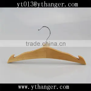 CY-277 Novelty Baby Natural Wooden Kids Clothes Hangers thumbnail-4