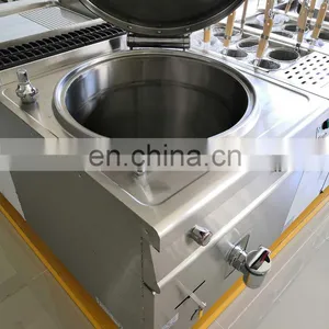 Commercial Stainless Steel Natural Gas Soup Boiler With Capacity 100L thumbnail-4