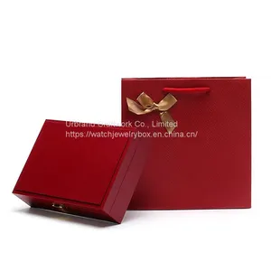 New Set Wedding Suit Jewelry Storage Box Wedding Ring Pendant Bracelet Packaging Box thumbnail-1