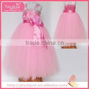 Bright Green Viridity Puffy Light Dress Tulle Skirt Children Frocks Designs thumbnail-2