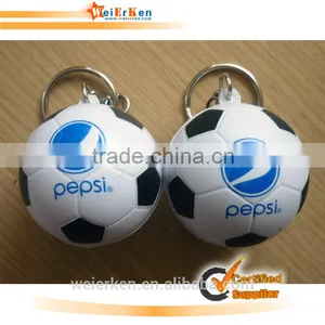 2014 World Cup Souvenir pu Stress Ball Keychain China Supplier thumbnail-1