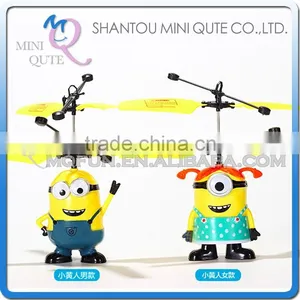 Mini Qute RC Remote Control Flying Cartoon Despicable me Model Plastic Doll Action Figures Kids Electronic Toys NO.MQ 138 thumbnail-1