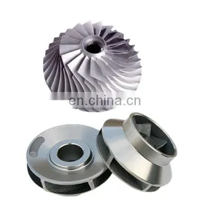 Custom Precision Investment Casting Stainless Steel Small Steam Turbine Fan Cast Water Pump Impeller thumbnail-1
