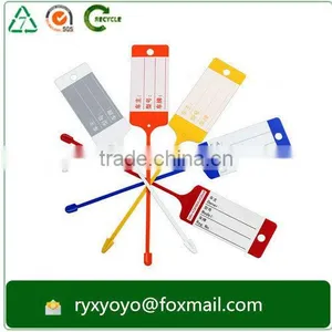 Colorful Luggage Tag/self-locking Plastic Tag/pp Car Key Tag thumbnail-4