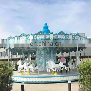 Commercial Merry go Round Playground Amusement Park 24seats Carousel Rides for Sale thumbnail-1