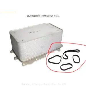 Auto Spare Parts Oil Filter Cover Seal Gasket 11427625486 11427625487 Used for DAF 1643074 Oil Cooler thumbnail-1