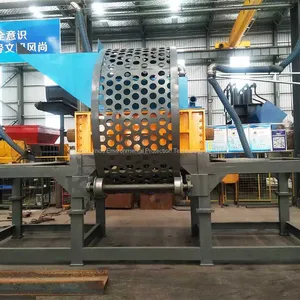Waste Recycling Shredding Price Rubber Tyre Tire Shredder Machine for Sale thumbnail-3