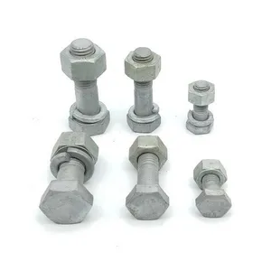 Hex Cap Screw Grade 5&8, ,Hex Bolt Class 10.9, 12.9,A325,A490 Structural Bolt thumbnail-1