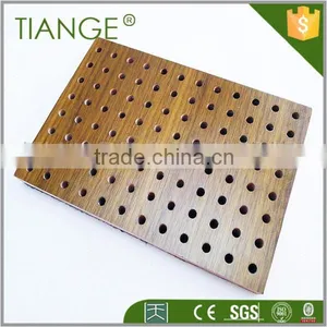 Perforated Wooden Acoustic Panel Wall Decoration Panel for Meeting Room thumbnail-1