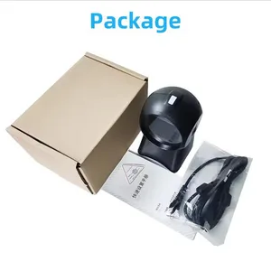 2D QR Hands-Free Barcode Scanner Omnidirectional Automatic Sensing Scanning USB Barcode Reader XT-NE-505 XT-OCBS-T203 thumbnail-2