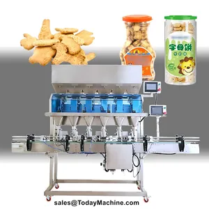 Automatic Weigher Filling Machine Lines for Granule Salt Rice Bean Sugar Popcorn Nuts thumbnail-1