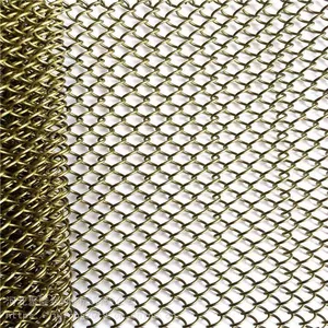 Stainless Stretch Decorative Expanded Spiral Woven Screen Architectural Decorative Spiral Mesh thumbnail-3