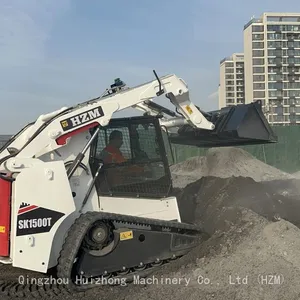 2025 New Design High Quality Compact Skid Steer Loader HZM SK1300 With EPA4 E5 Engine thumbnail-4