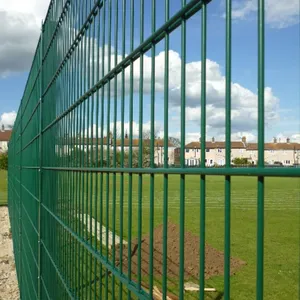 Galvanized Double Wire Mesh Fence With 2.5mm Wire Diameter for Industrial Security thumbnail-2