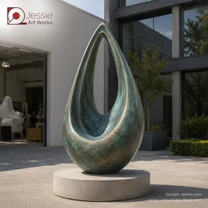 Modern Metal Abstract Sculpture thumbnail-3
