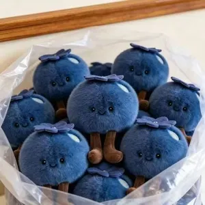Kawaii Fruit Plush Bag Charm thumbnail-1