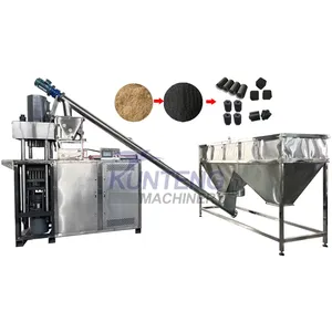Natural Olive Wood Charcoal Production Line Charcoal Block Maker Machine Charcoal Briquettes Machinery Equipment EPC thumbnail-1