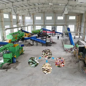 Environmental City Wastes Sorting Machine Domestic Waste Treatment Plant Production Line Suppliers EPC thumbnail-1