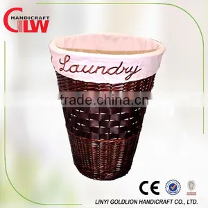 Decorative Laundry Hamper, Hamper Baskets Wholesale, Willow Laundry Basket thumbnail-1