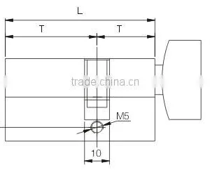 Door Handle Lock Core SX-02 thumbnail-2