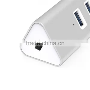 Aluminum Ethernet Port RJ45 Wifi Adapter 3. 0 USB Hub With 3 Port thumbnail-4