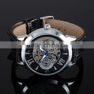 2016 Mens Luxury Men Skeleton Mechanical Hand Watch Brand Watches ZB004 thumbnail-5